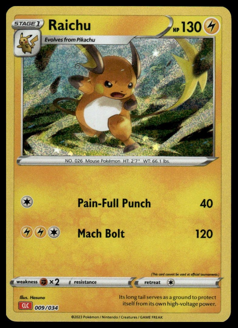 Pokémon TCG - Raichu (Trading Card Game Classic 009 CLC) - GameOn.games