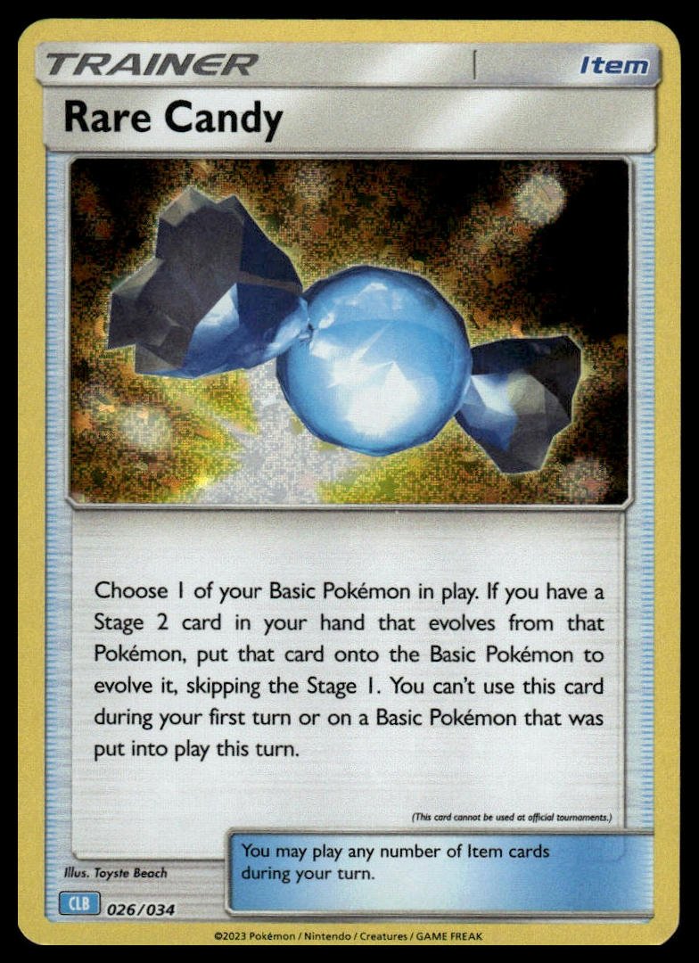 Pokémon TCG - Rare Candy (Trading Card Game Classic 026 CLB) - GameOn.games
