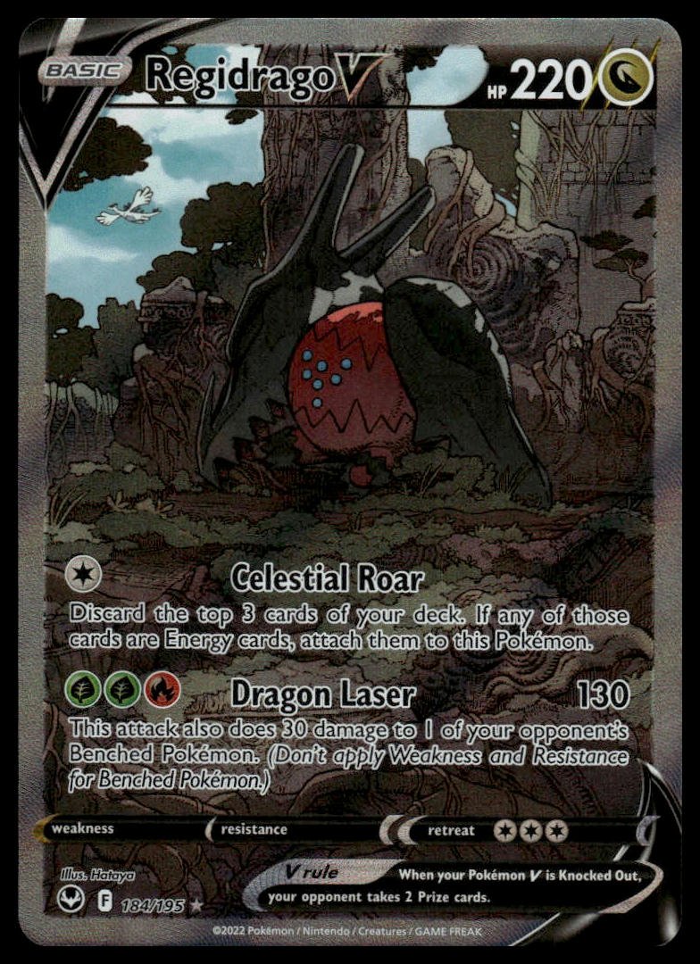 Pokémon TCG - Regidrago V (Silver Tempest 184) - GameOn.games