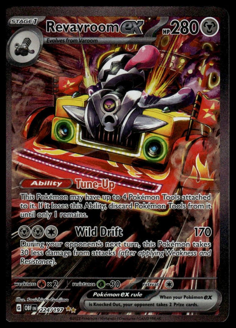 Pokémon TCG - Revavroom ex (Obsidian Flames 224) - GameOn.games
