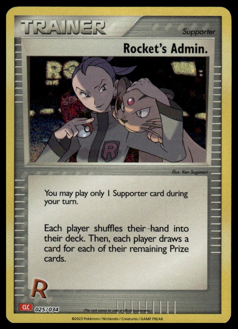 Pokémon TCG - Rocket's Admin. (Trading Card Game Classic 025 CLC) - GameOn.games