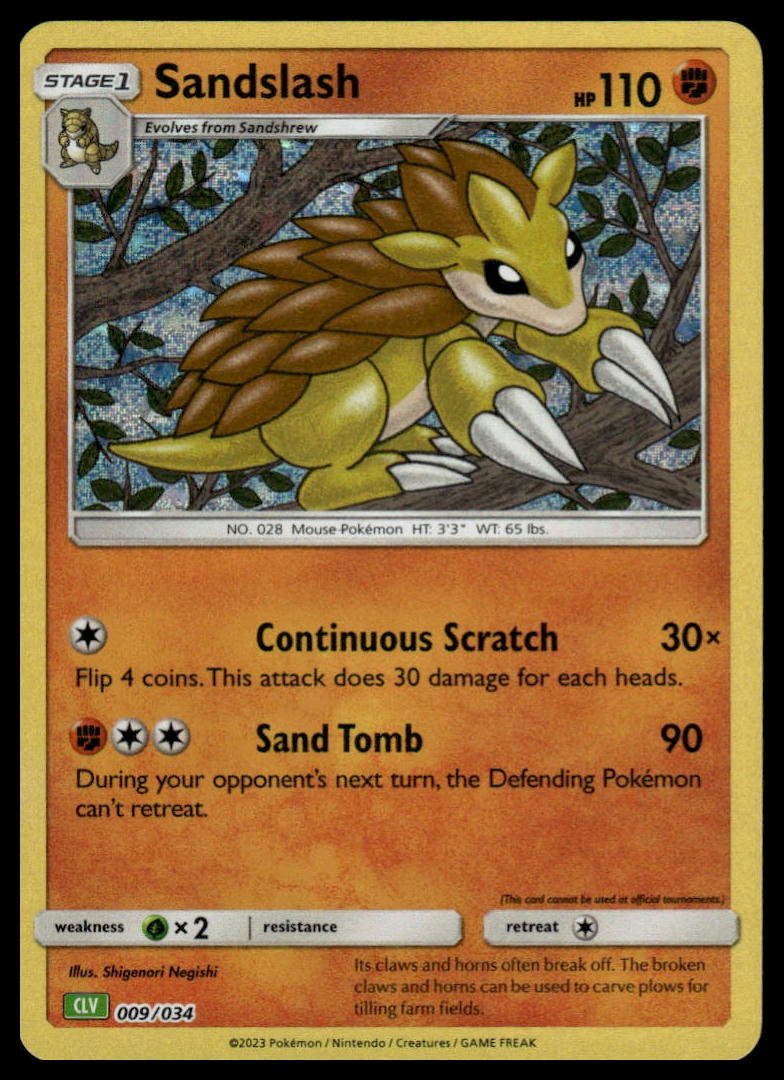 Pokémon TCG - Sandslash (Trading Card Game Classic 009 CLV) - GameOn.games