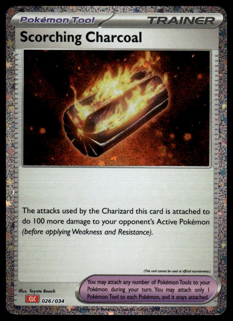 Pokémon TCG - Scorching Charcoal (Trading Card Game Classic 026 CLC) - GameOn.games