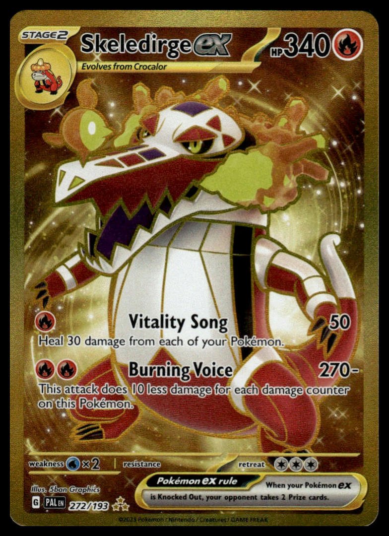 Pokémon TCG - Skeledirge ex (Paldea Evolved 272) - GameOn.games