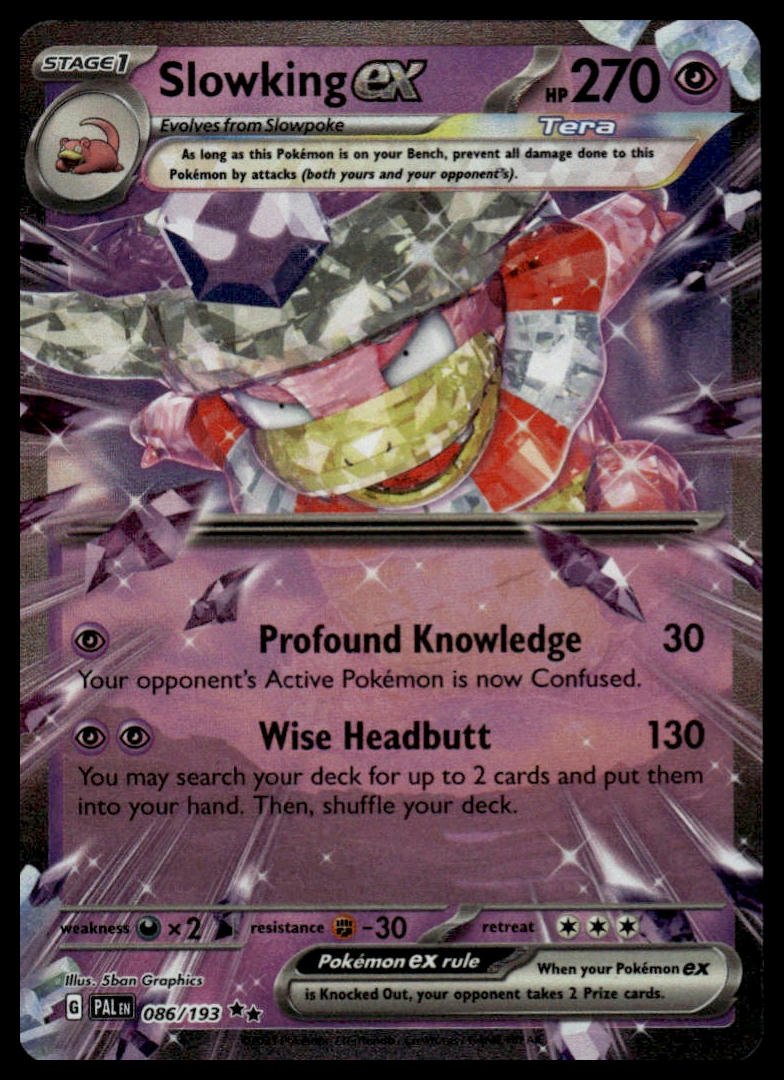 Pokémon TCG - Slowking ex (Paldea Evolved 086) - GameOn.games