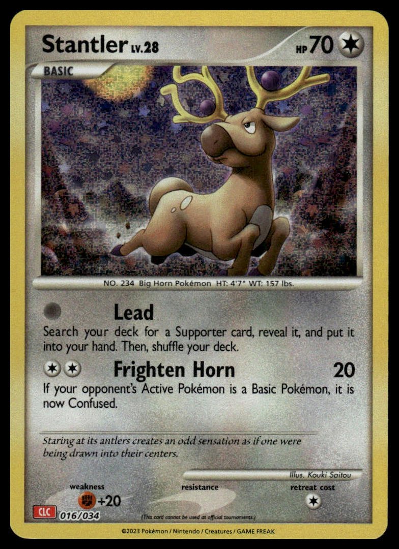 Pokémon TCG - Stantler (Trading Card Game Classic 016 CLC) - GameOn.games