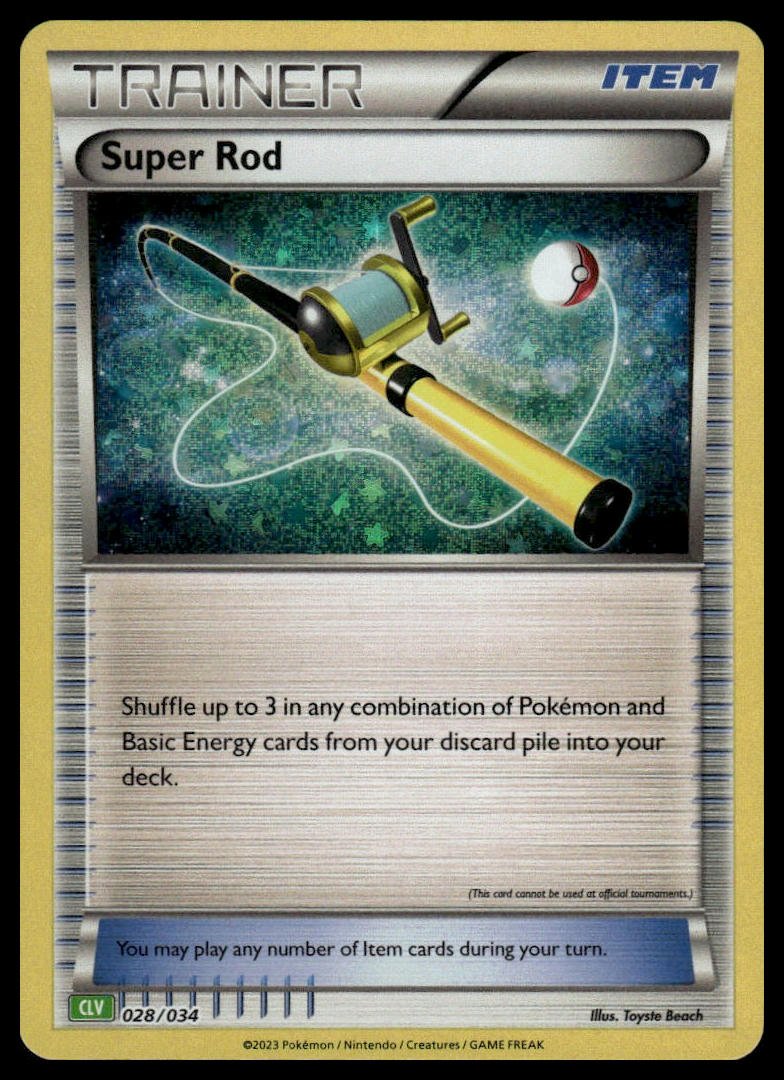 Pokémon TCG - Super Rod (Trading Card Game Classic 028 CLV) - GameOn.games