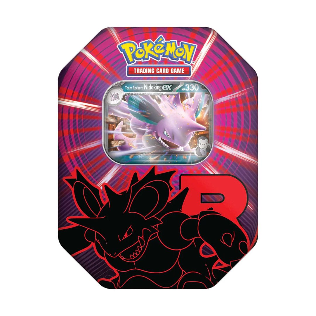 Pokémon TCG: Team Rocket Tin - Team Rocket's Nidoking - GameOn.games