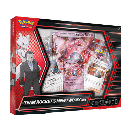 Pokémon TCG: Team Rocket’s Mewtwo ex Box - GameOn.games