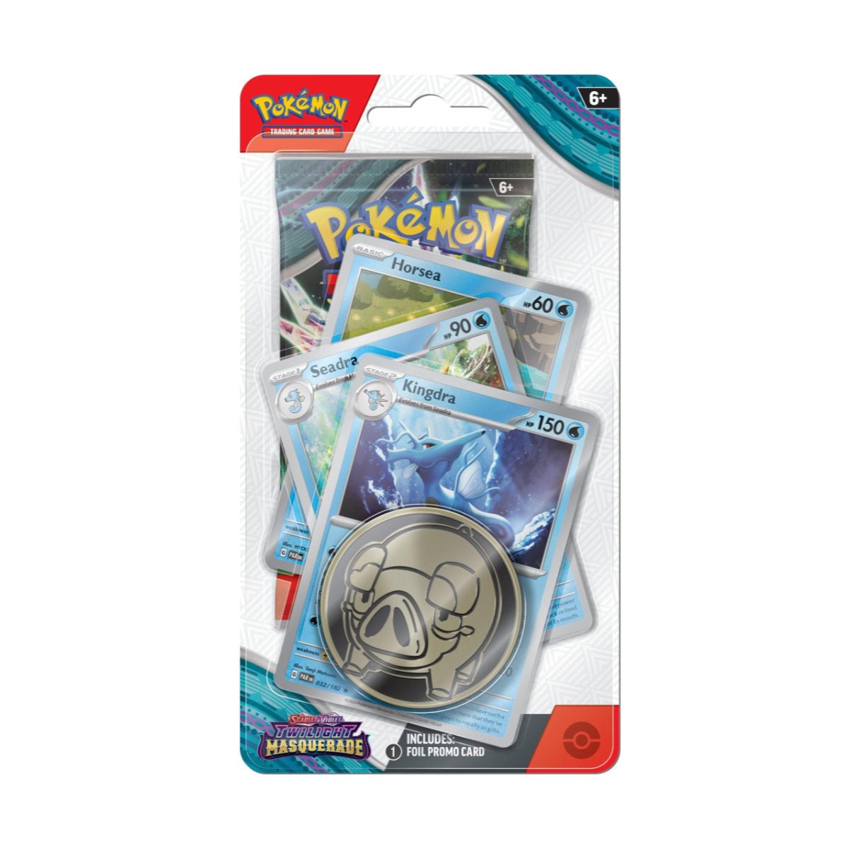 Pokémon TCG: Twilight Masquerade Premium Checklane Blister - Kingdra - GameOn.games
