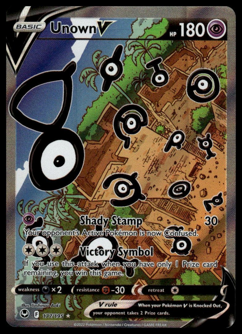 Pokémon TCG - Unown V (Silver Tempest 177) - GameOn.games