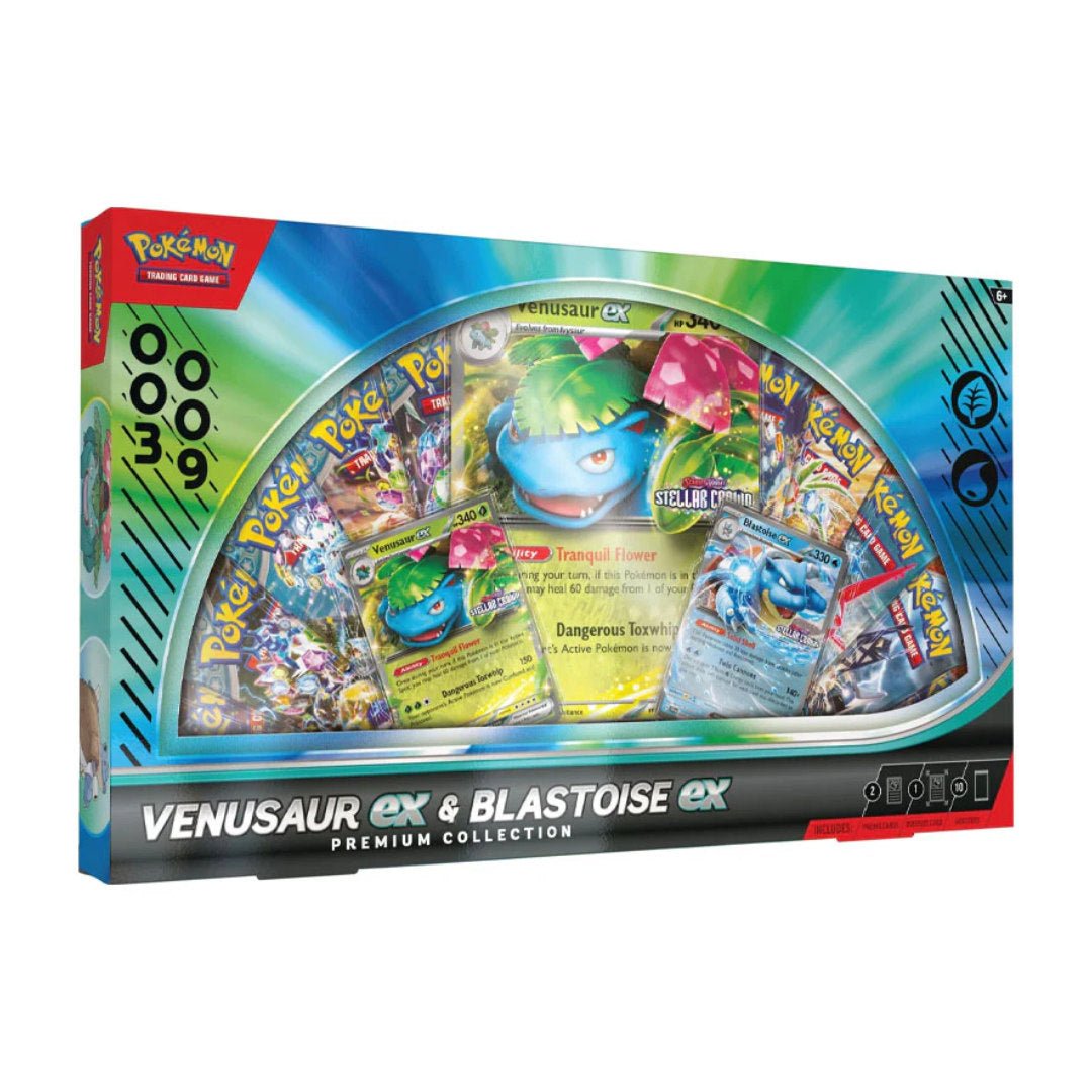 Pokémon TCG: Venusaur & Blastoise ex Premium Collection - GameOn.games