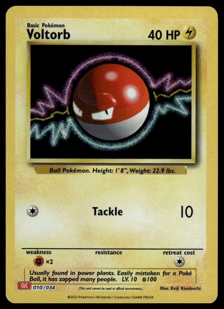 Pokémon TCG - Voltorb (Trading Card Game Classic 010 CLC) - GameOn.games
