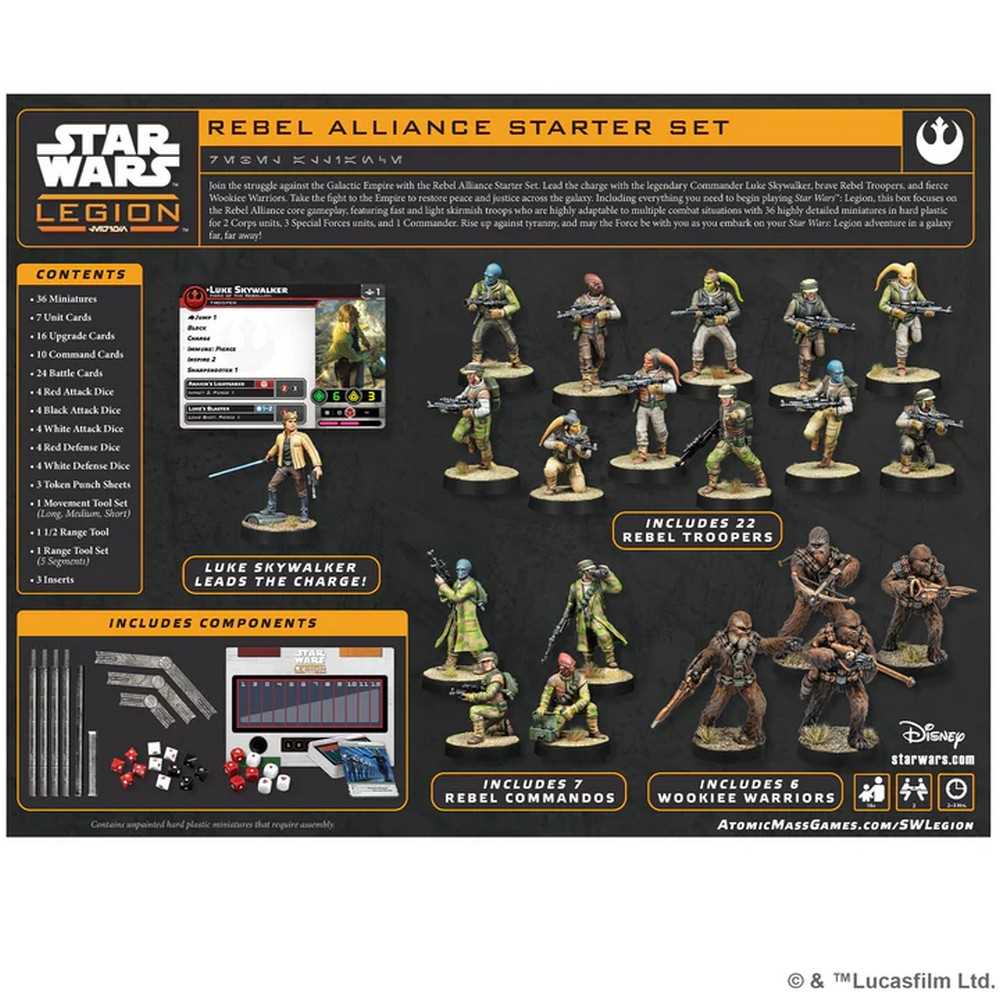 Star Wars: Legion - Rebel Alliance Starter Set - GameOn.games