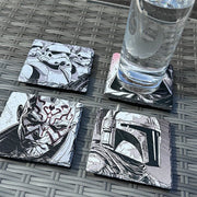 Star Wars Slate Coasters - May The Force Be With You Set of 4 1 - GameOn.games