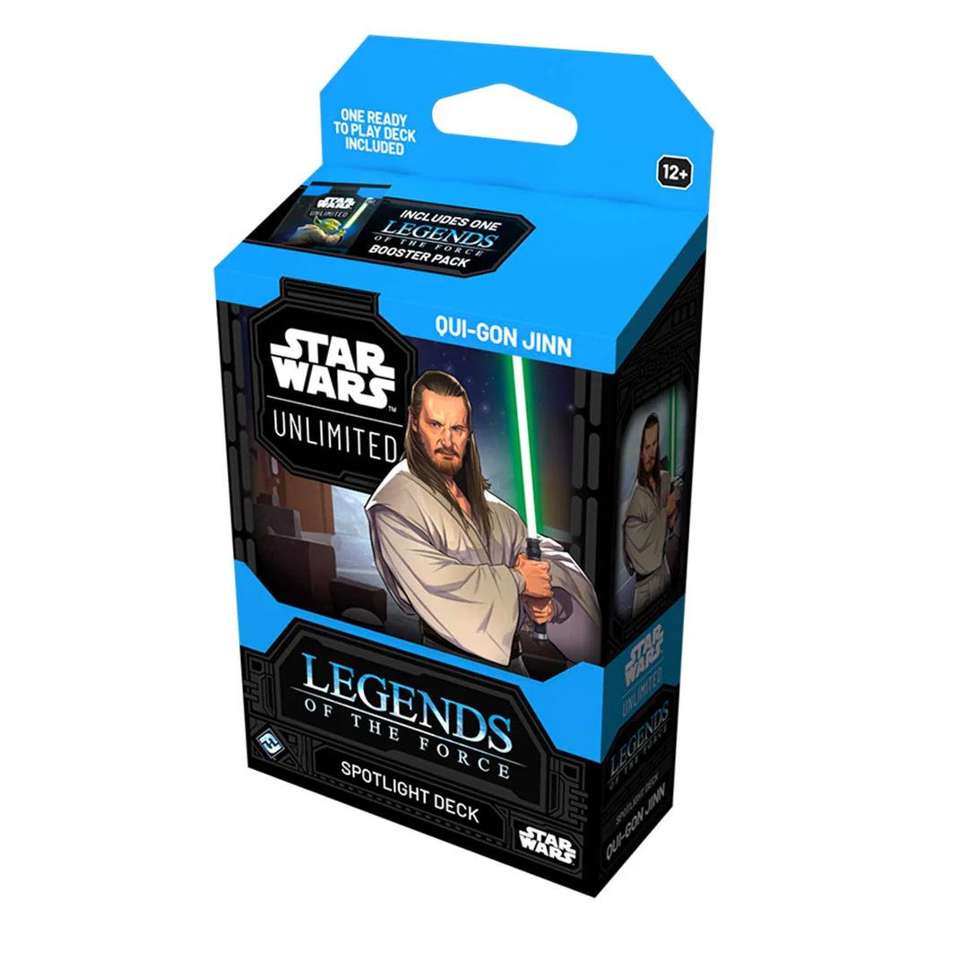 Star Wars: Unlimited Legends of the Force Spotlight Deck - Qui - GonJinn - GameOn.games