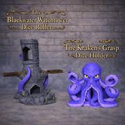 The Blackwater Watchtower Dice Roller & Kraken's Grasp Dice Holder - GameOn.games