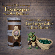 The Tavernkeeper’s Dice Roller & Loot Lugger Goblin Dice Holder - GameOn.games