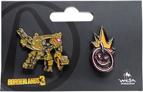 Borderlands 3 Pin Badge set - Iron Bear and Borderlands Smiley - GameOn.games