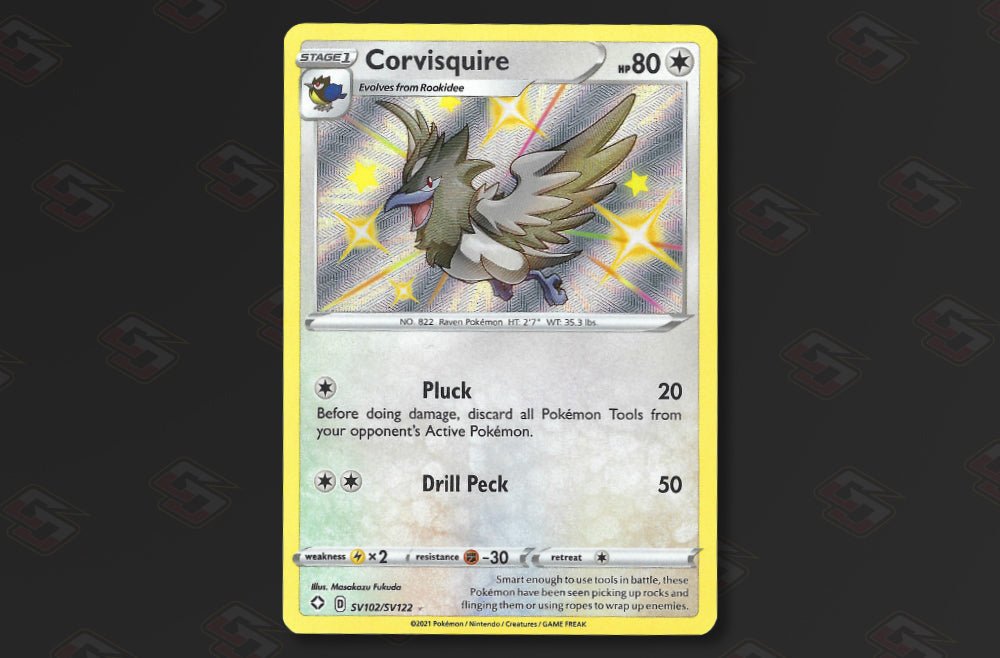 Corvisquire SV102/SV122 - Shining Fates - Shiny Vault - GameOn.games