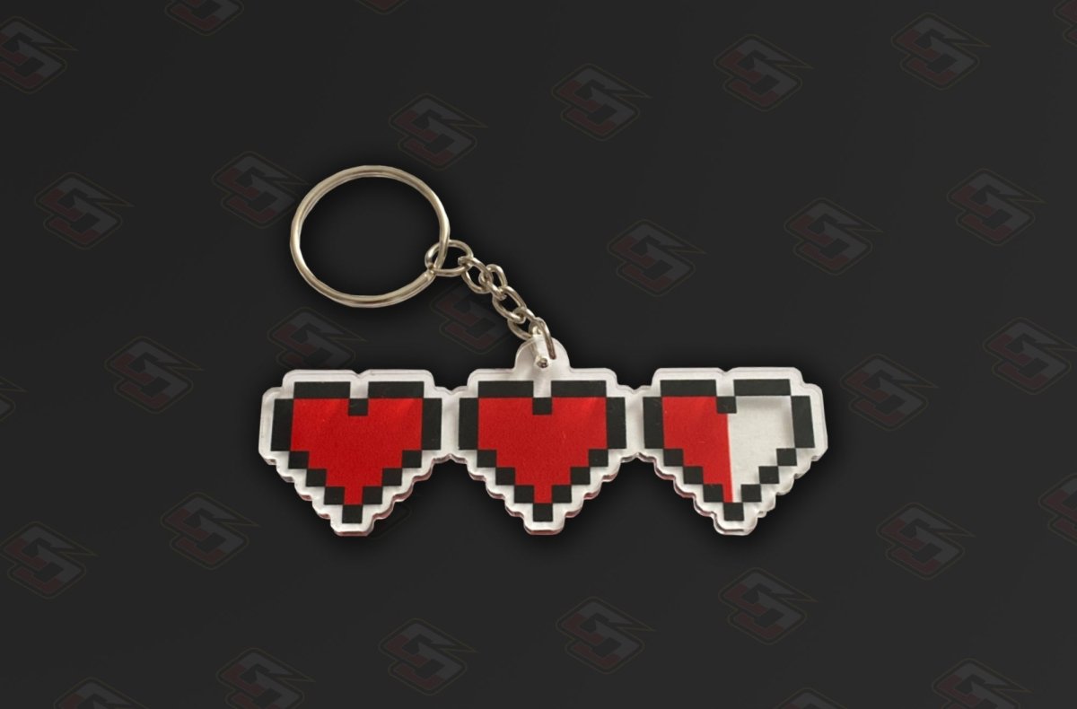Life Hearts Keyring - GameOn.games