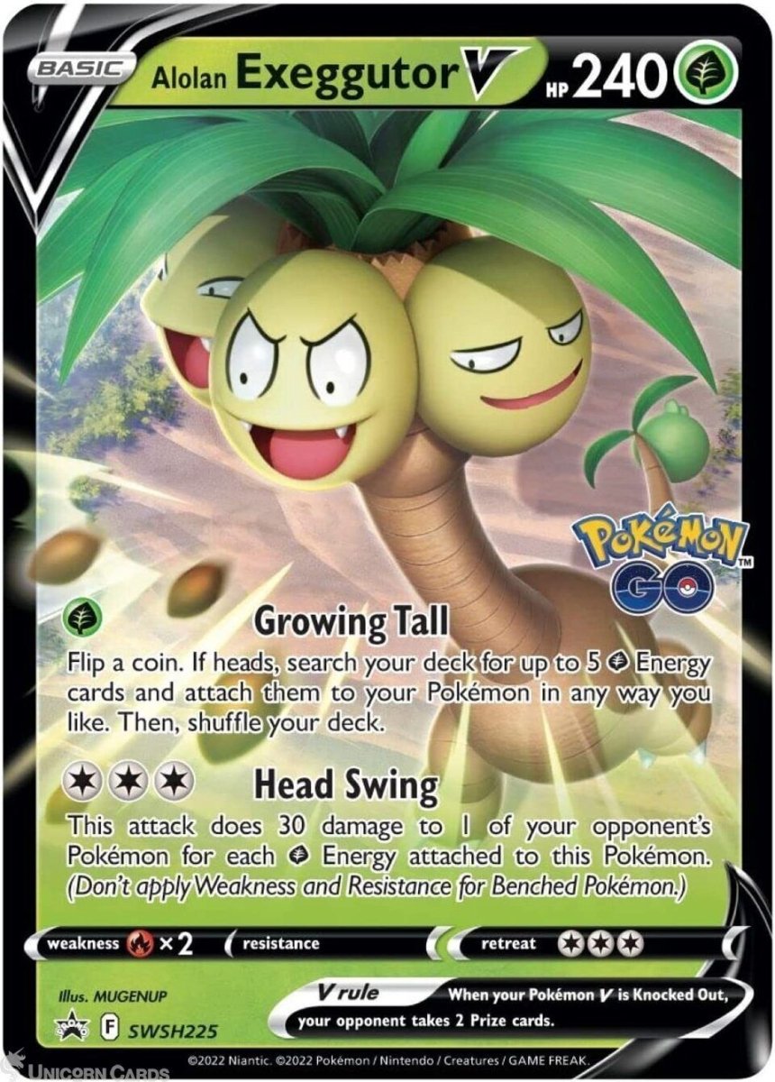 Pokemon GO Alolan - Exeggutor V Box - GameOn.games