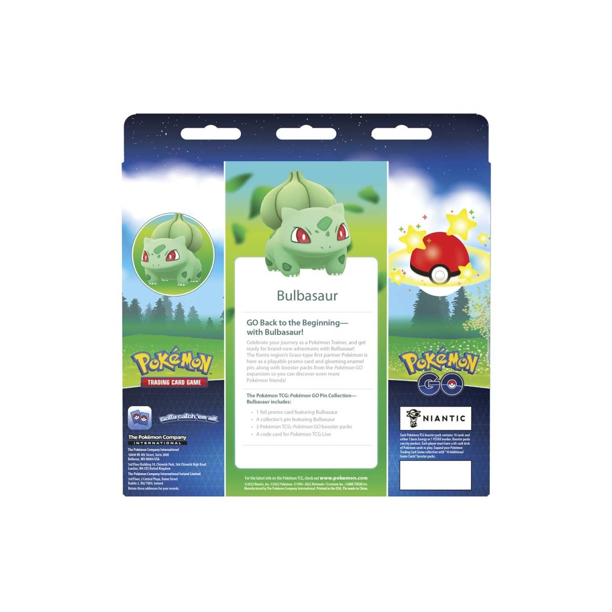 Pokémon Go Bulbasaur Pin Collection - Pokémon Trading Card Card - GameOn.games