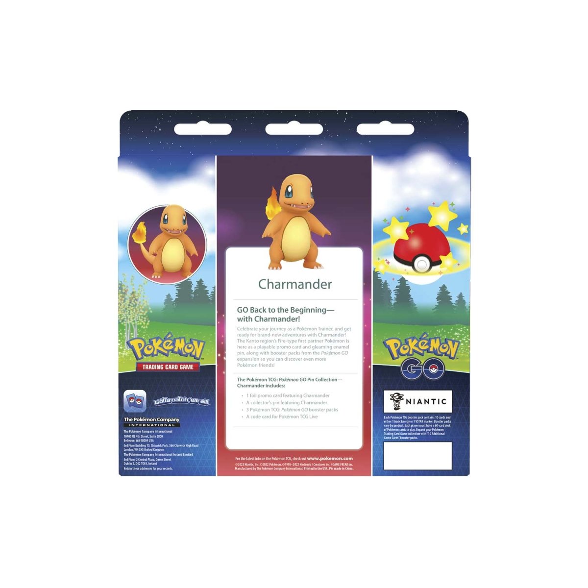 Pokémon Go Charmander Pin Collection - Pokémon Trading Card Card - GameOn.games