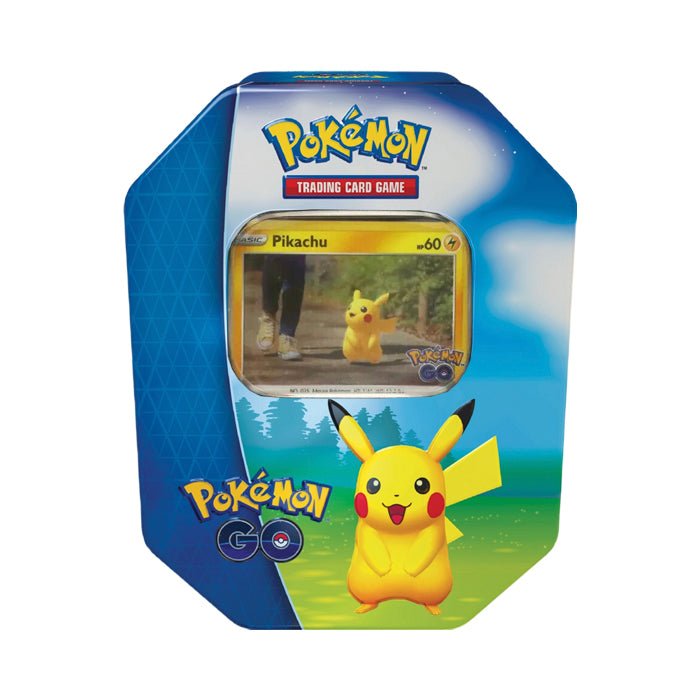 Pokemon Go Trading Card Tin - Pikachu - GameOn.games