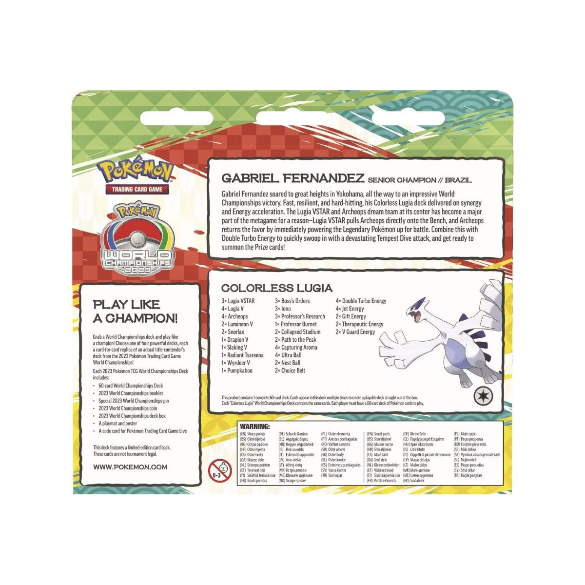 Pokemon TCG: 2023 World Championships Deck - Gabriel Fernandez - GameOn.games