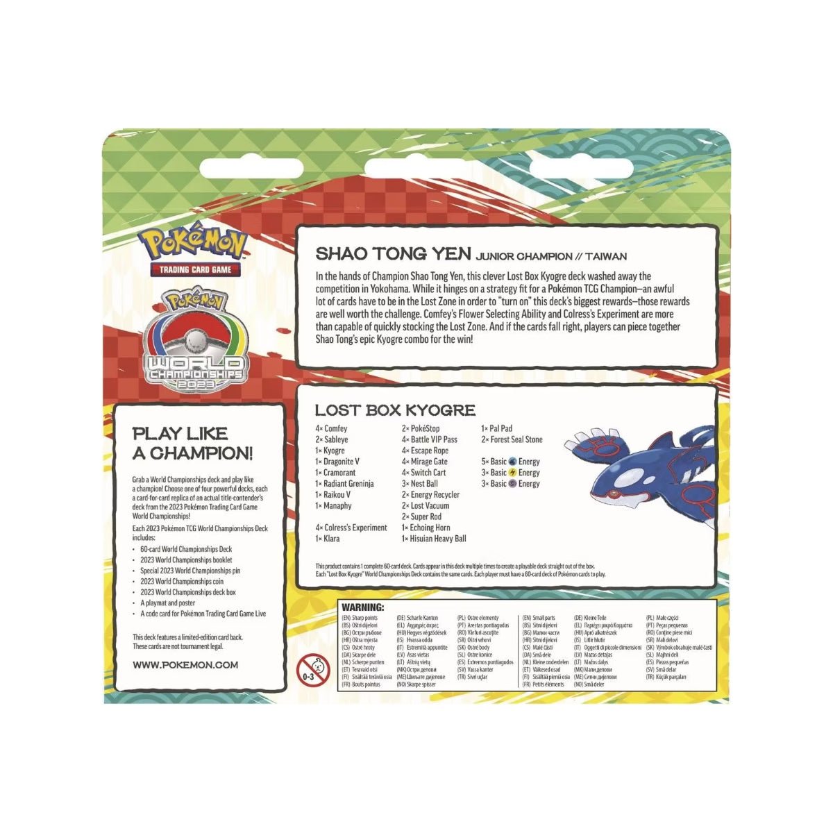 Pokemon TCG: 2023 World Championships Deck - Shao Tong Yen - GameOn.games