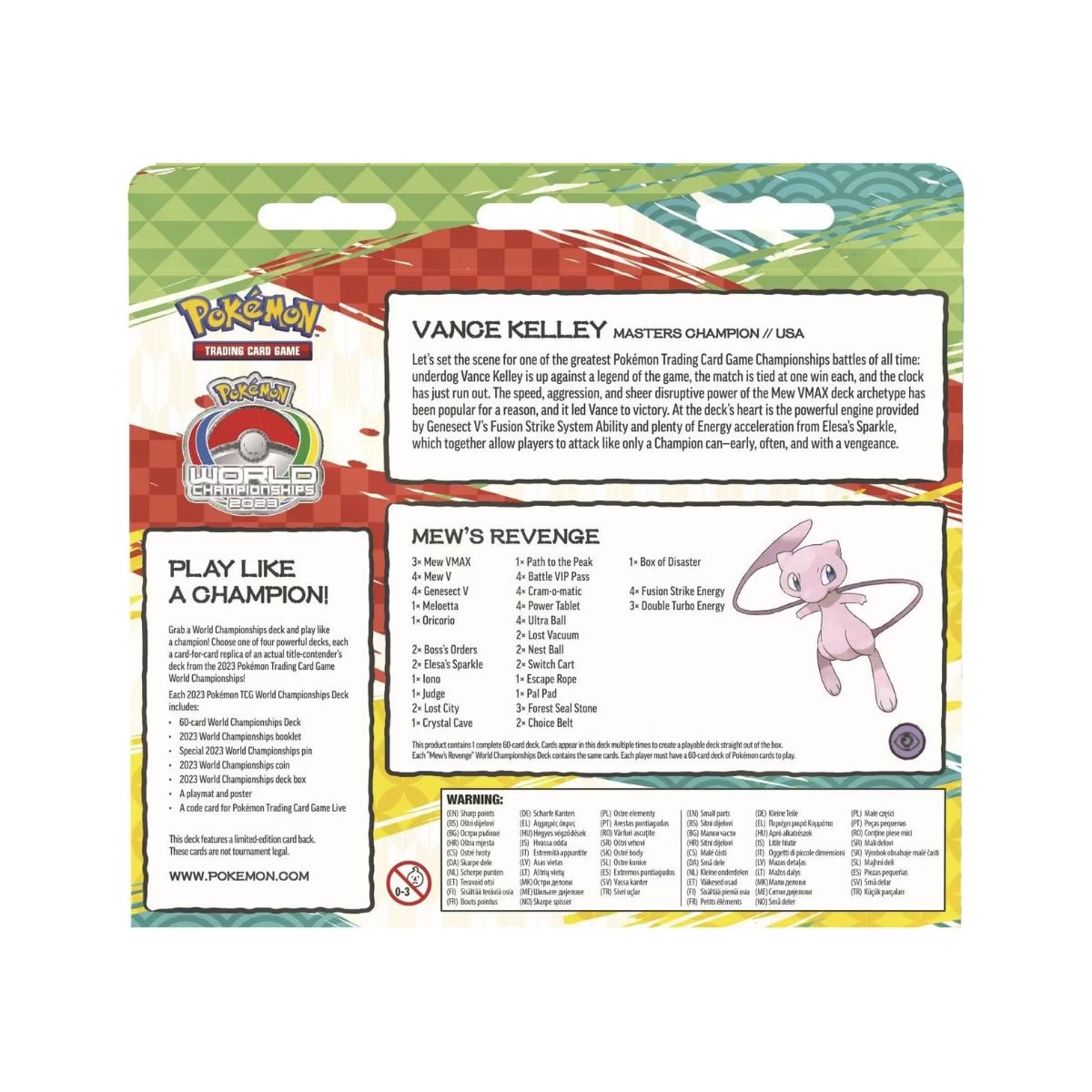 Pokemon TCG: 2023 World Championships Deck - Vance Kelley - GameOn.games