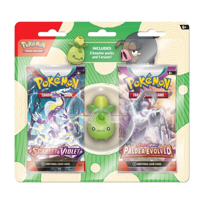 Pokémon TCG: Back to School Eraser Blister Set - Smoliv - GameOn.games