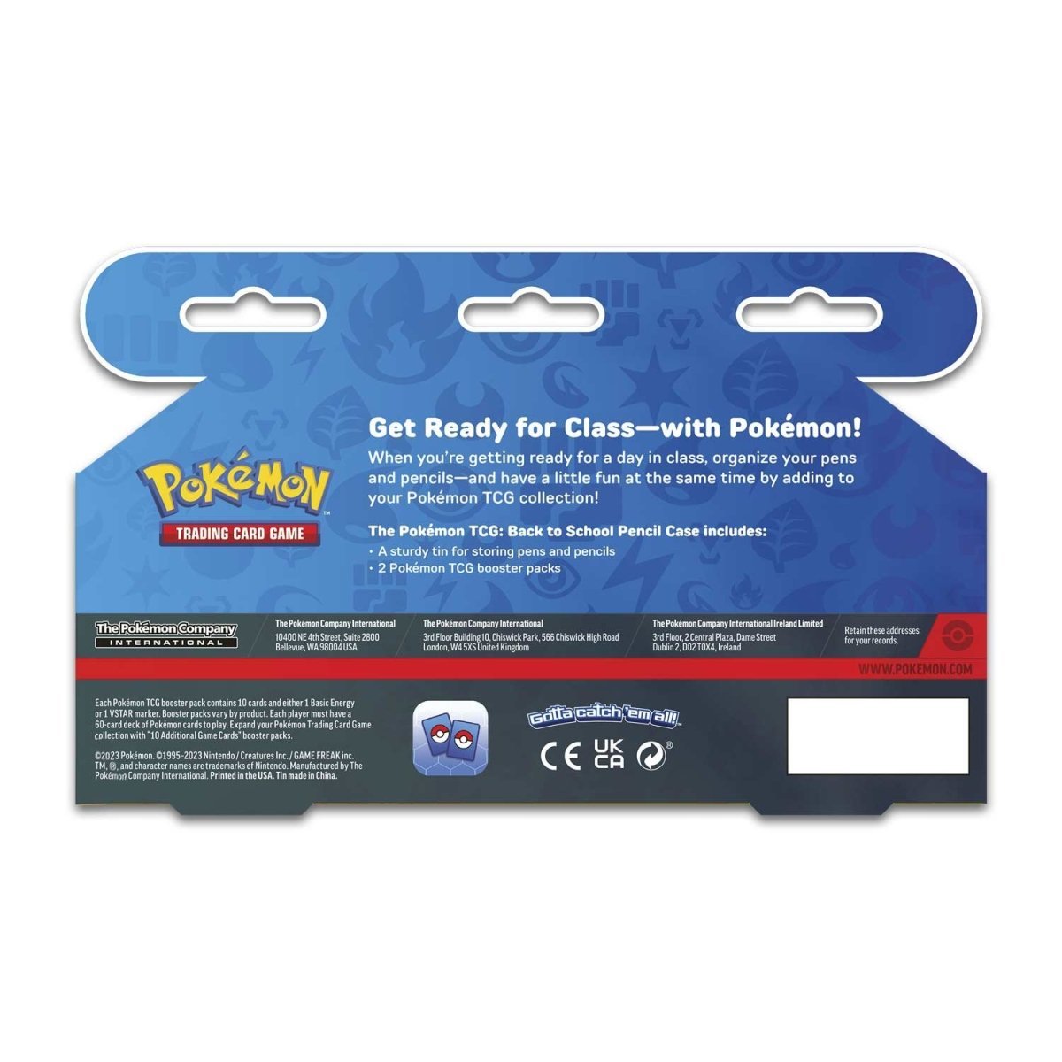 Pokémon TCG: Back to School Pencil Case (2023) - GameOn.games