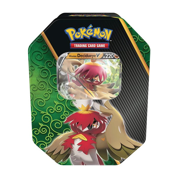 Pokémon TCG: Divergent Powers Tin – Hisuian Decidueye V - GameOn.games