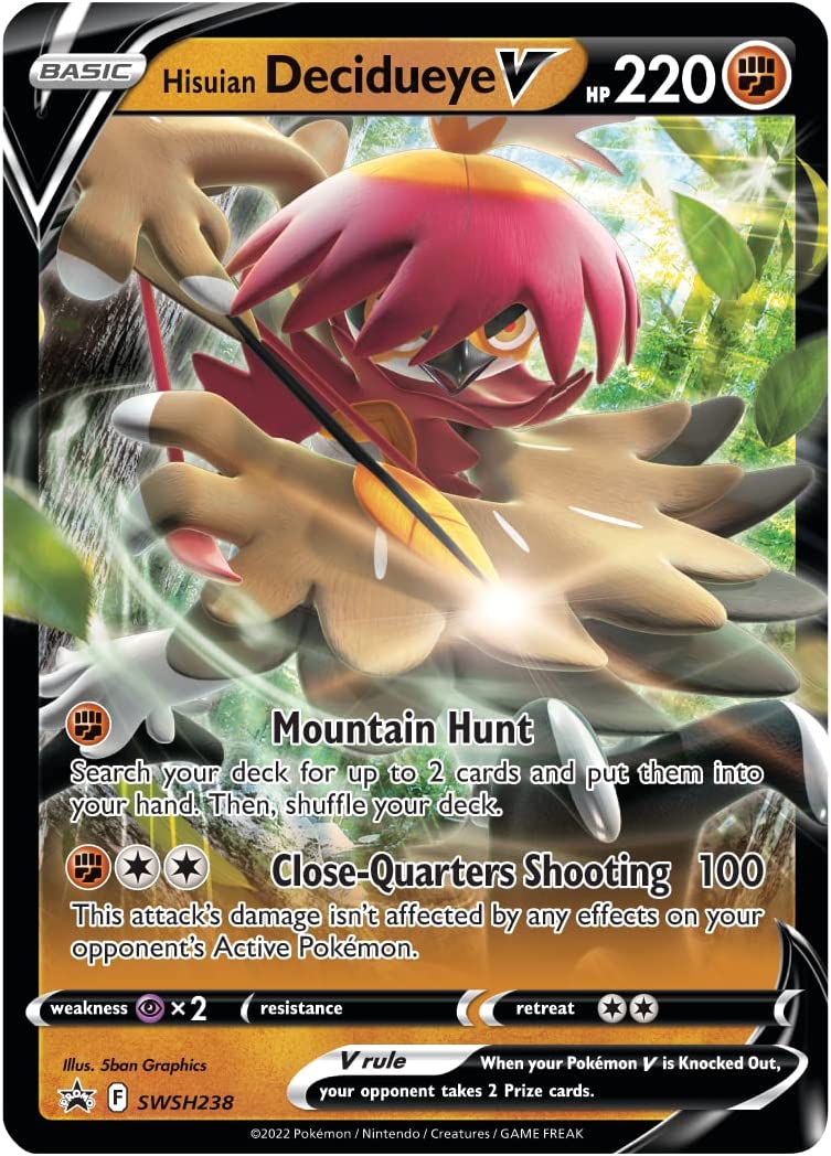 Pokémon TCG: Divergent Powers Tin – Hisuian Decidueye V - GameOn.games