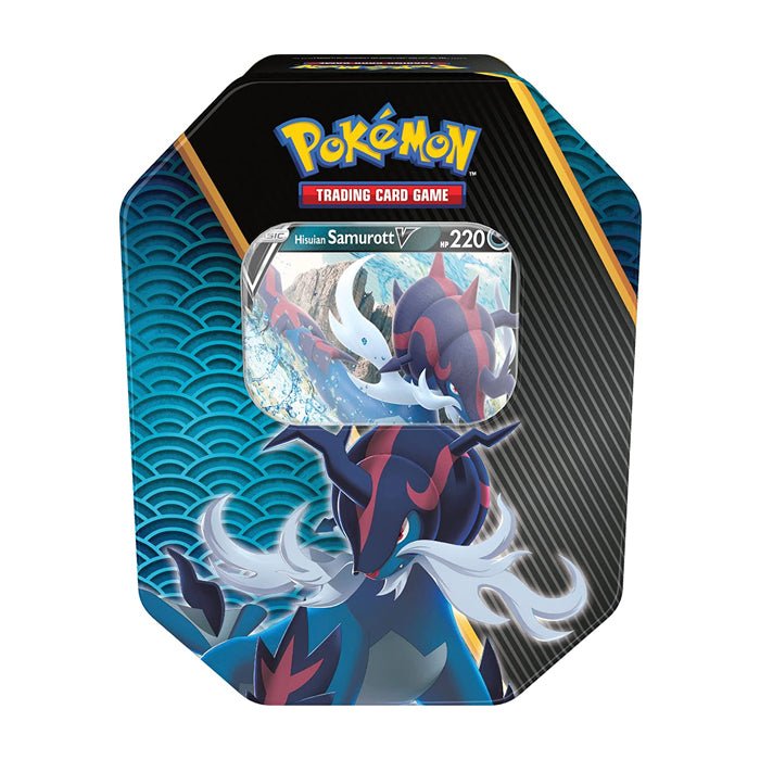 Pokémon TCG: Divergent Powers Tin – Hisuian Samurott V - GameOn.games