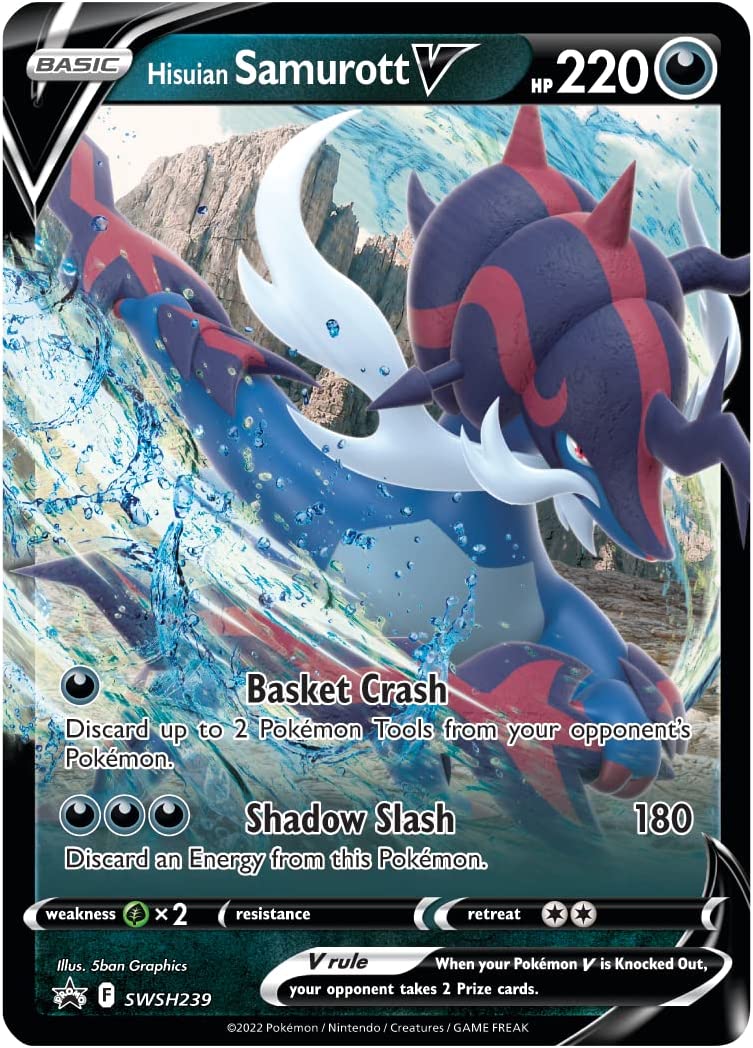 Pokémon TCG: Divergent Powers Tin – Hisuian Samurott V - GameOn.games
