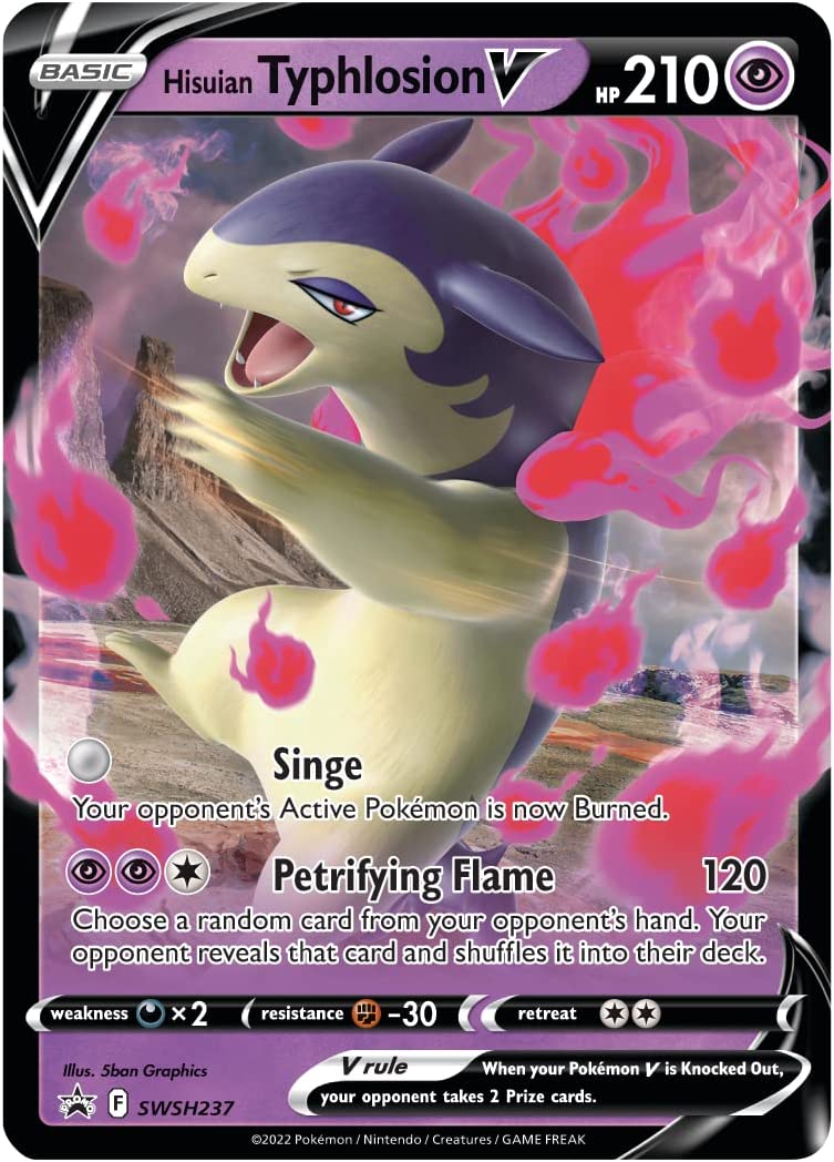 Pokémon TCG: Divergent Powers Tin – Hisuian Typhlosion V - GameOn.games