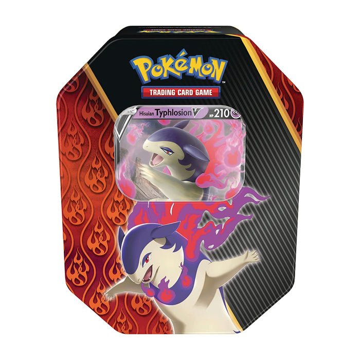 Pokémon TCG: Divergent Powers Tin – Hisuian Typhlosion V - GameOn.games