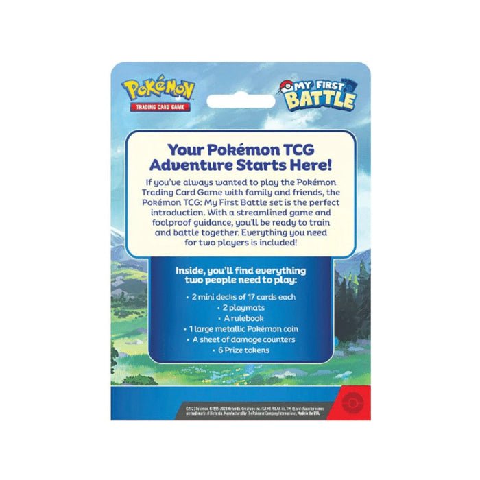 Pokémon TCG: My First Battle - Pikachu vs Bulbasaur - GameOn.games