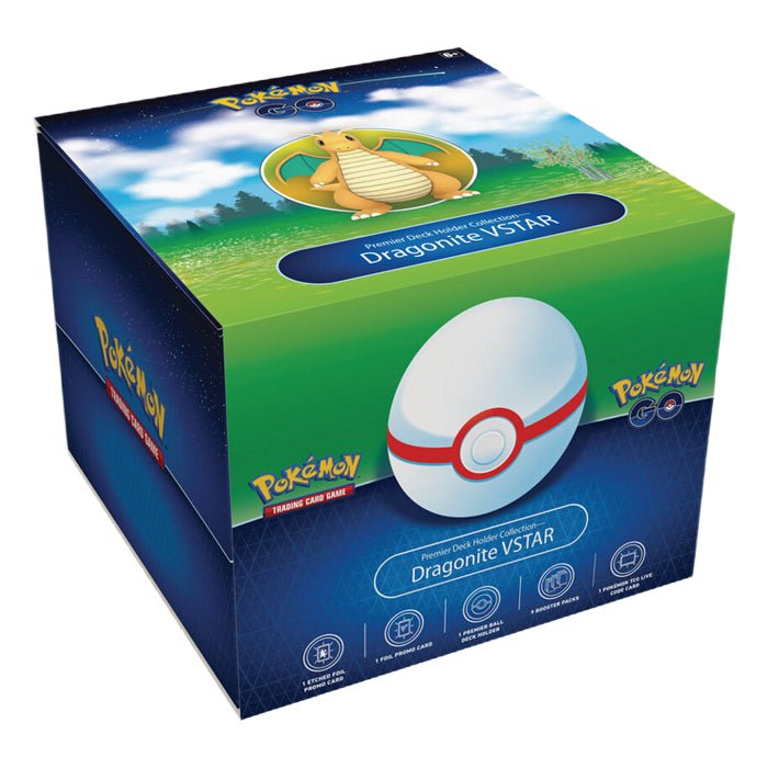 Pokémon TCG: Pokémon GO Premium Deck Holder - Dragonite VSTAR - GameOn.games