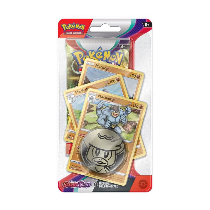Pokémon TCG: Scarlet & Violet Premium Checklane Blister Display - Machamp - GameOn.games