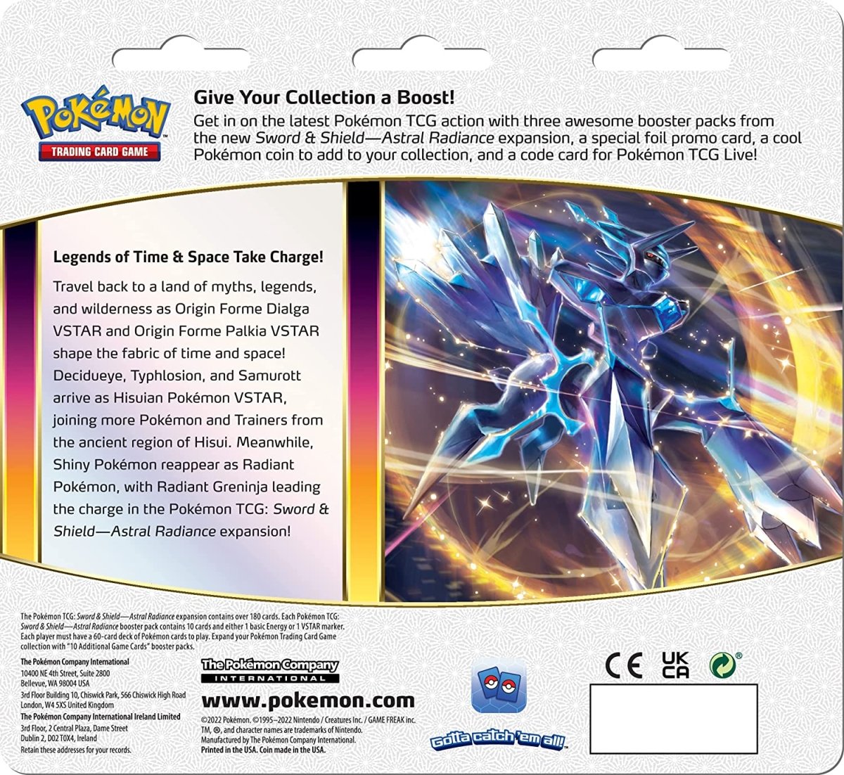 Pokèmon TCG: Sword & Shield – Astral Radiance Triple Pack & Sylveon Foil Promo Card - GameOn.games