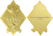 Power Rangers Medallion - 24k Gold Plated Limited Edition - GameOn.games